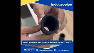 Fitting Pipa Conduit Corrugated Pipe Indogeopipe
