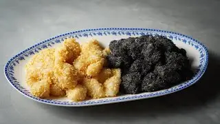 2 Flavours 2 Methods Muah Chee | 麻糍 | Mochi with Peanuts and Black Sesame (Steamed or Pan Fried)