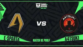 TR NORD-OUEST - MATCH DE POULE - ESPARTA - VS - A4TSUKI