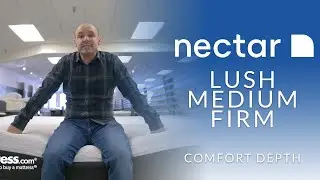 Nectar Lush Medium Firm Mattress Comfort Depth 2