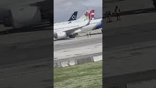 AIR TRANSAT AIRBUS 321 NEO IN LISBON (PORTUGAL) #airtransat #airbus #airbus321 #airbus 321neo