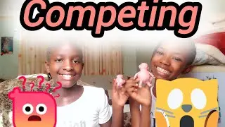 Competing to see who makes the best clay doll (who won 🥇🥇🥇) 