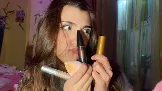 Asmr mi trucco con voi ma sono un disastro🤠🤠🤠