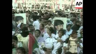 Election rally by Muttahida Quami Movement