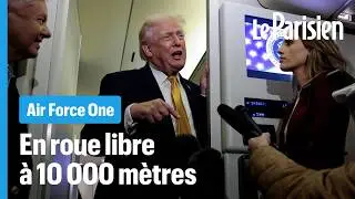 « Son studio préféré » : comment Trump utilise Air Force One pour son show médiatique