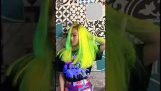 Glow in the dark hair