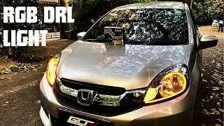 Honda Mobilio RGB DRL: Nighttime Transformation | Glix Custom Lights Installation & Review #car