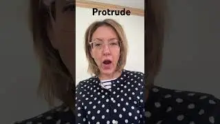 Learn to Pronounce PROTRUDE - #SHORTS Quick #English Pronunciation Mini Lesson #Learnenglish