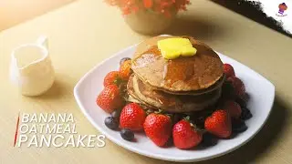 Banana Oatmeal Pancakes | Healthy Breakfast Recipe | Fluffy Pancakes without Sugar @Cookomania