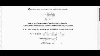 Limites de fonctions - Polynomes et Fonctions Rationnelles.