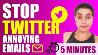How to Stop  All Of Twitter's Annoying Emails