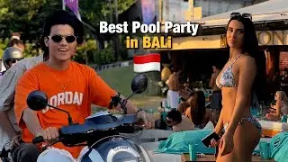 Bali mai pool party krli 😍 @adarshuc