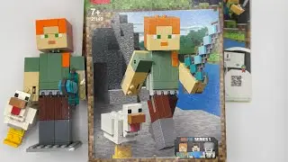 REVIEW ZUM LEGO MINECRAFT 21149 BIGFIG ALEX MIT HUHN VON 2019