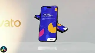 Beautiful App Promo - Mockup Video | Davinci Resolve Template
