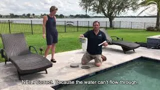Pool Guy Services Neil Patterson tells us about  Pool maintenance, pool skimmers and water levels