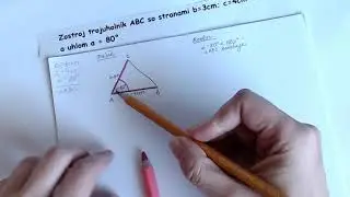 Konštrukcia trojuholníka - veta sus