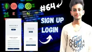MERN STACK E-Commerce Website Tutorial #64 🔥 Login / Sign Up