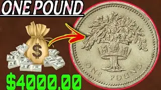 1984 QUEEN ELIZABETH II TOP3 ONE POUND VALUE AND WORTH $4000,00 COINS?