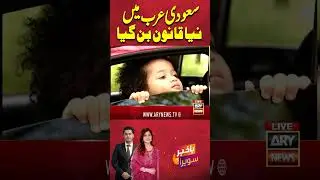New Traffic Law In Saudi Arabia #newlaw #trafficlaws #saudiarabia #bakhabarsavera #shorts #arynews