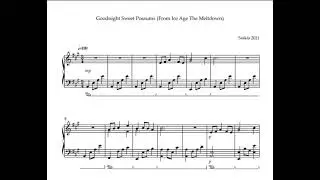 Goodnight Sweet Possums Piano Sheet Music