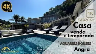 Casa frente mar em condom&iacute;nio, Angra dos Reis.