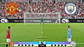 MANCHESTER UNITED VS MAN CITY FULL PENALTY SHOOTOUT | MU VS CITY HIGHLIGHTS