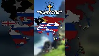 The Most liked Christian country in Asia #history #geography #mapping #mapper #europe #shorts