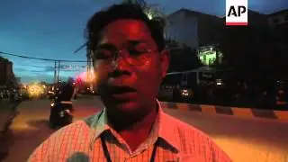 Opposition protests break out during voting in Cambodian elections