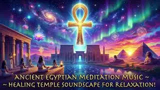 Temple of Serenity Ancient Egyptian Meditation Music ~ Healing Temple Soundscape for Relaxation