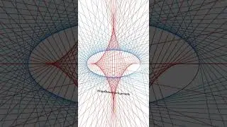 Special Plane Curves: The Evolute of an Ellipse #trigonometry #graphing #ellipse