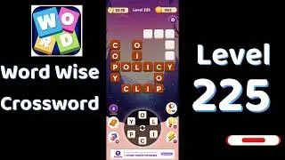 Word Wise Crossword Level 225 Answers 🧠🧩 | Relaxing Crossword Puzzle | SolutionGuruji