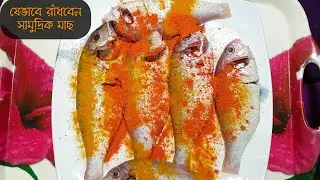 কিভাবে রাঁধবেন সামুদ্রিক লাল পোয়া মাছ - পোয়া মাছ রান্নার রেসিপি - red village cooking - mach recipe