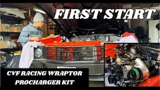 FIRST START!!! | CVF RACING WRAPTOR PROCHARGER KIT | 1971 CHEVELLE LSX RESTOMOD