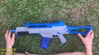 Wells G36C fully automatic Gell Ball Blaster Rifle Review | Backyard Blasters