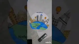 poster on world heritage day / painting #diy #poster #18april