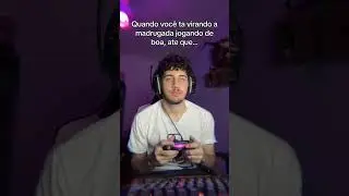 QUANDO VC TA VIRANDO A MADRUGADA JOGANDO E... #games #shorts