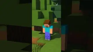 Watch Steve gets hit by Skelton Arrow in Minecraft #minecraft #short #shortvideo #minecraftanimation