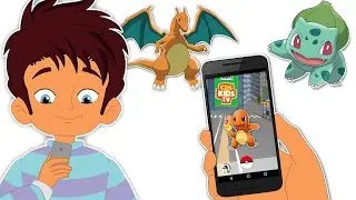 Pokemon Go Max & Louie Catching Pokemon Pikachu Charamander | CDS Kids Tv