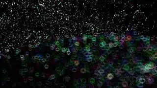 Smiling Bokeh 4K HDR VJ Loop 3D Animation