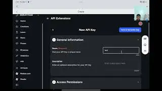 tutorial how to make api key in roblox so u can make a game in studio lite part 1