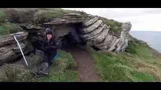 King Athur's Tintagal Castle, Cornwall. Apologies for the wind interference.
