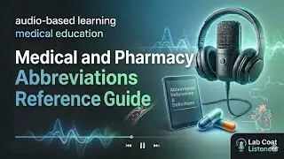 Medical and Pharmacy Abbreviations Reference Guide (Audio Book)