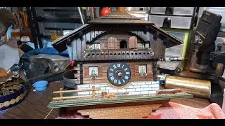 Helping my friend repair a couple of musical cuckoo clocks to include a Swiss musical cuckoo clock