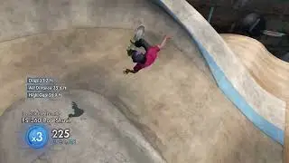 Fails in skate 3 on hardcore at the super ultra mega park 😭🤔☠️😐