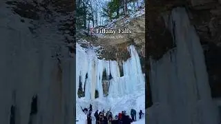 Tiffany Falls in Hamilton,ON🇨🇦is stunning year-round!#canada #explorecanada #ontario #tiffanyfalls