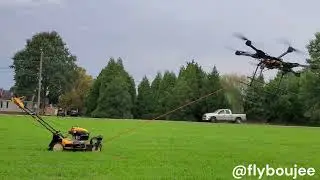Drone Life Hacks - Mow the lawn with your drone