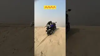 Goa ke beech 🏖️ mai bike fas gaya 😪|| #beach #biking #dirtbike #fullenjoy #masti #shorts #short