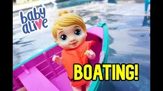 BABY ALIVE Pumpkin, Harper And Margie Go Boating!