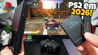 PlayStation 2 em 2026 ainda &eacute; INCR&Iacute;VEL! (com o kit OPL)