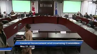 General Government and Licensing Committee - May 21, 2019 - Part 2 of 2